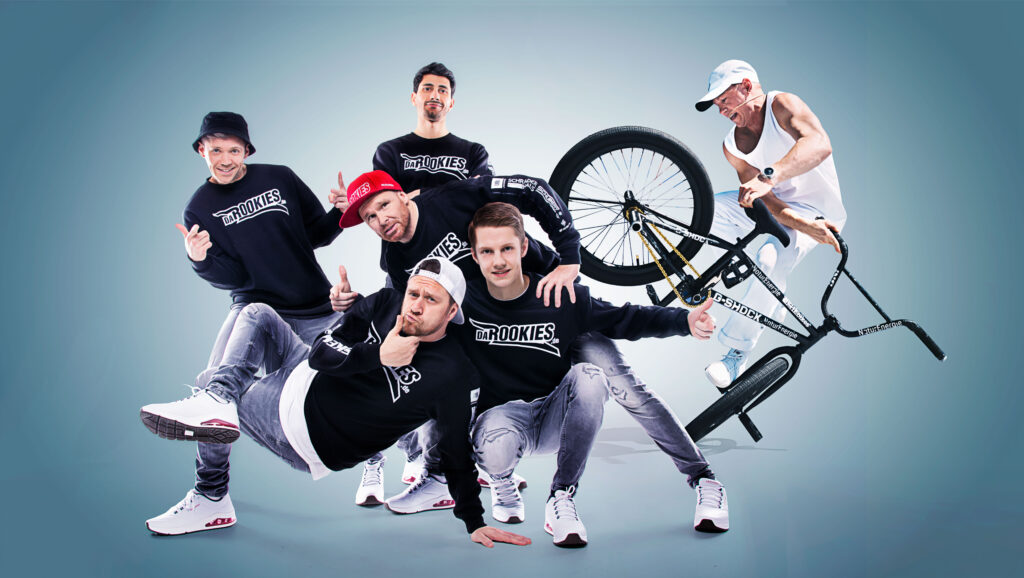 Pressebild Da Rookies mit Chris Böhm